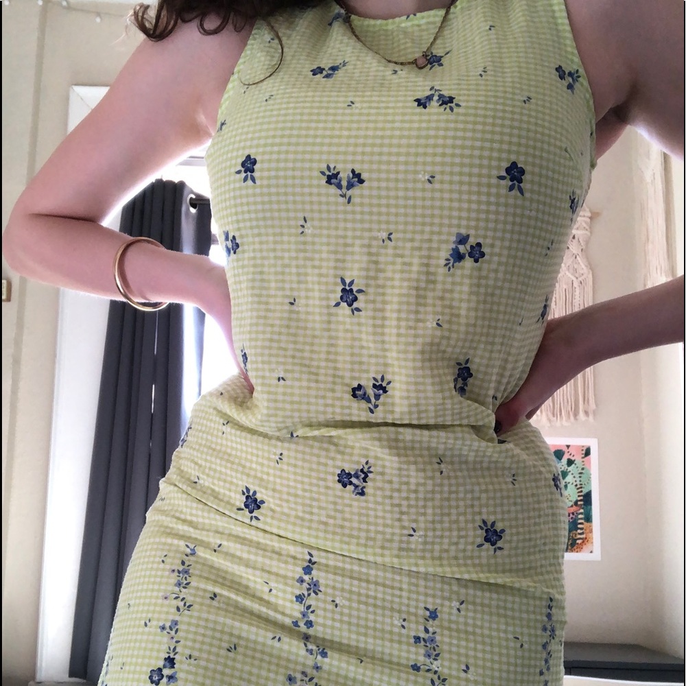 💚💚 Vintage California Concepts Gingham Shift